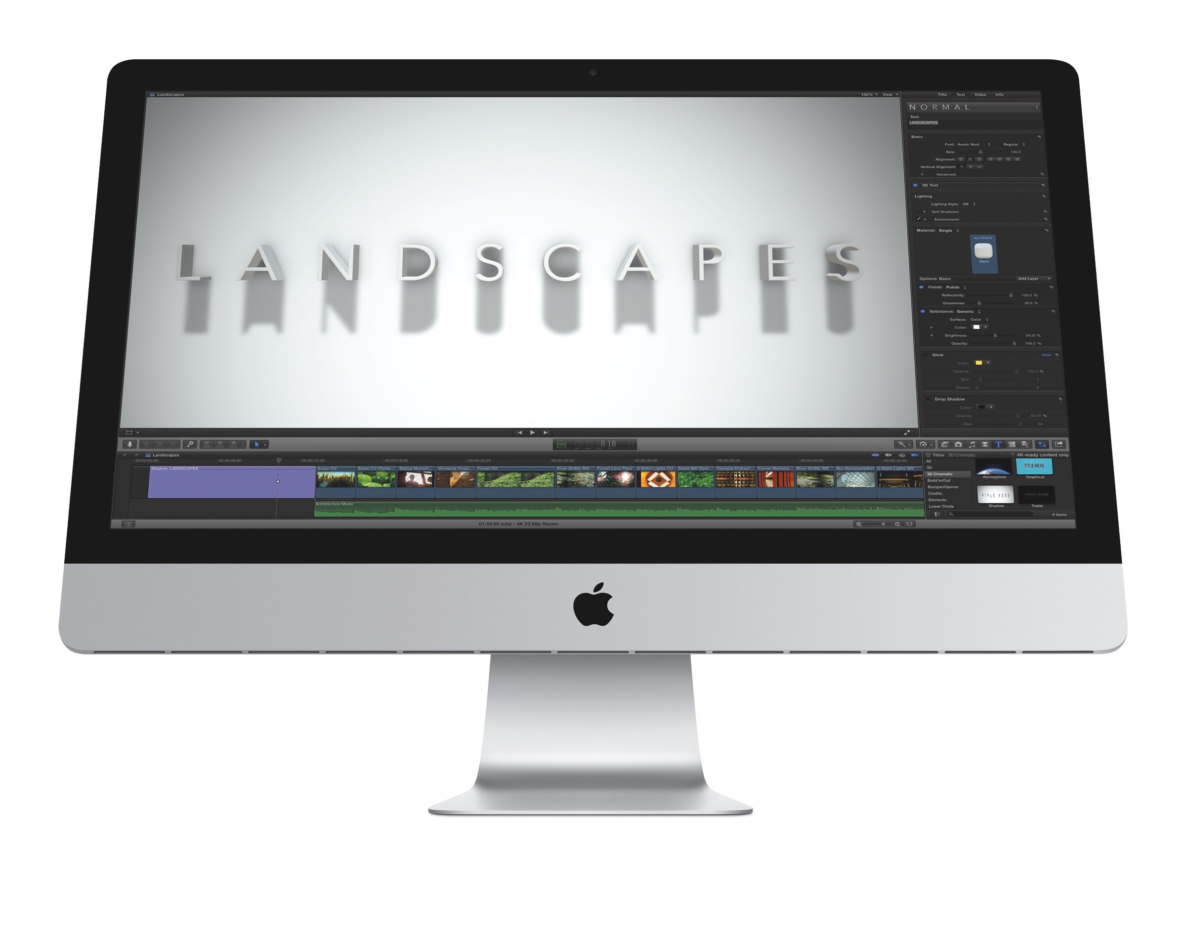 Final Cut Pro X 10.2 bringt 3D-Texte