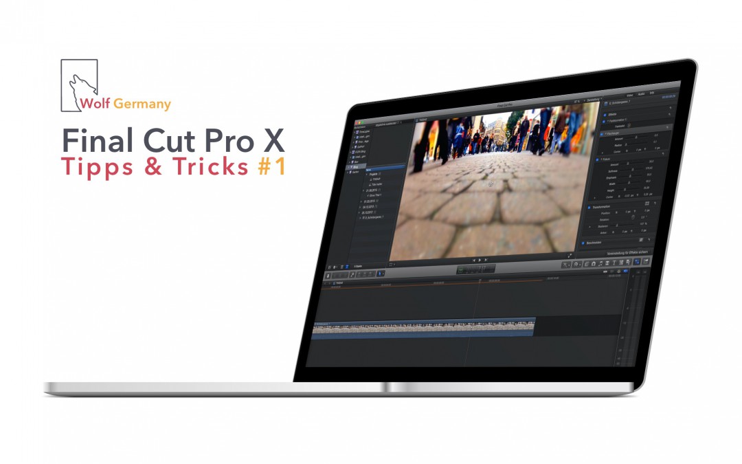 FCP X – Wiedergabe mit der Tastatur steuern (Tipps & Tricks #1)