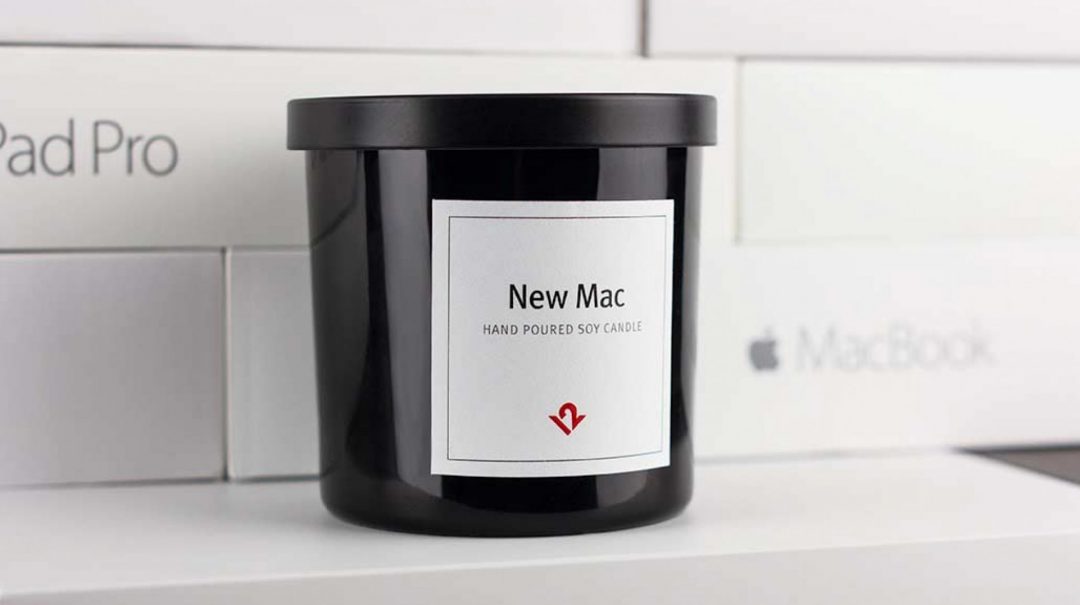 Kerzenduft "Neuer Mac" (Bild: Twelve South)